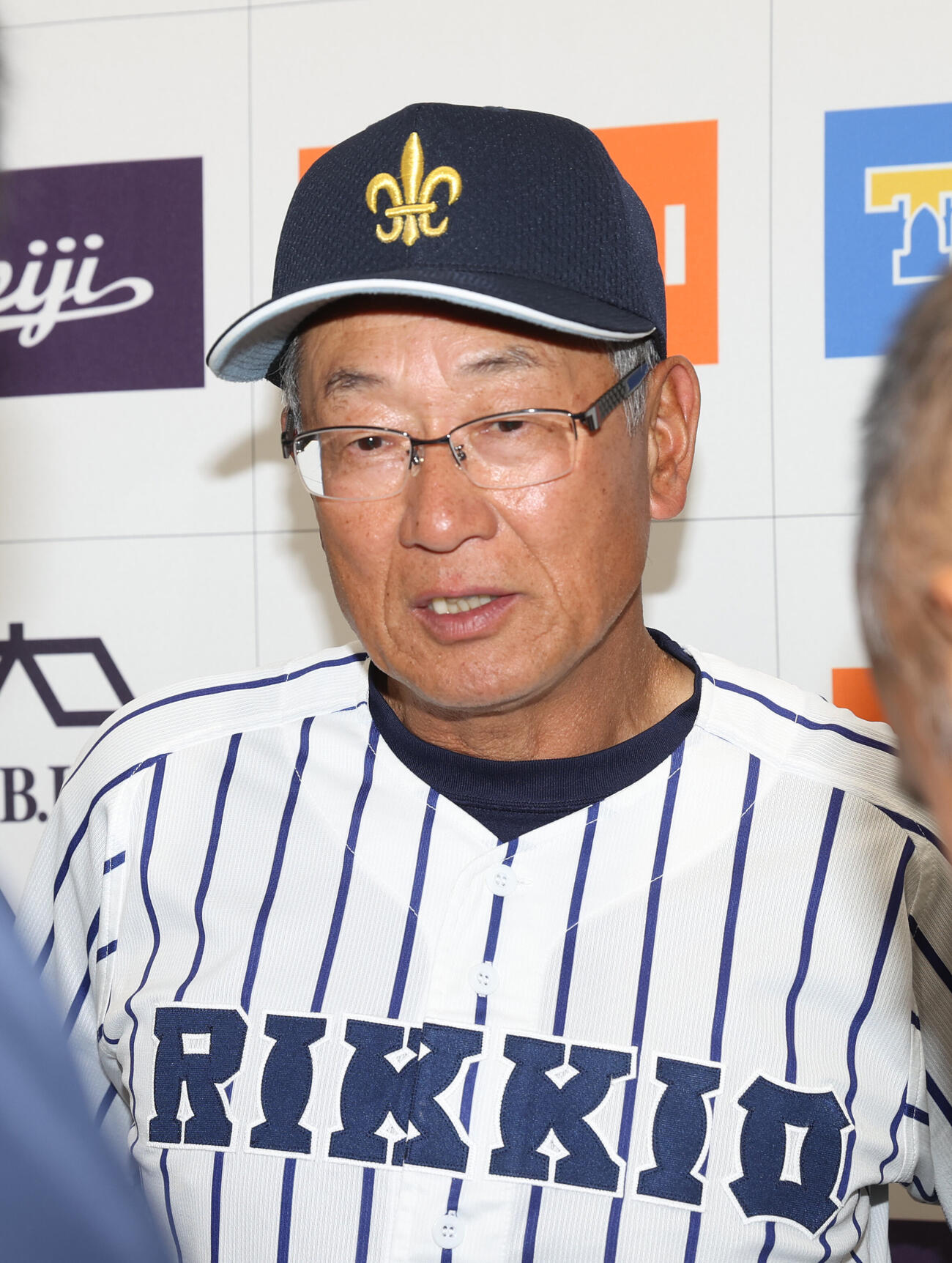 東京6大学野球　立大対明大　勝利し会見する立大・木村泰雄監督（撮影・柴田隆二）