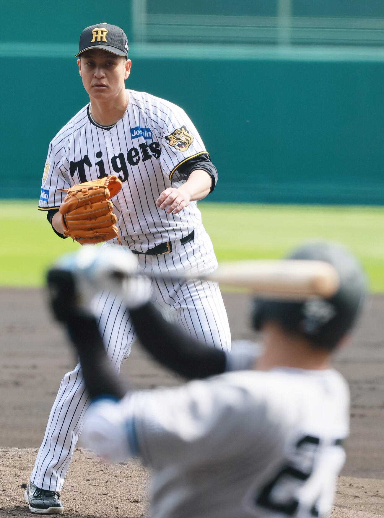 阪神対巨人　阪神先発の大竹耕太郎（撮影・上山淳一）