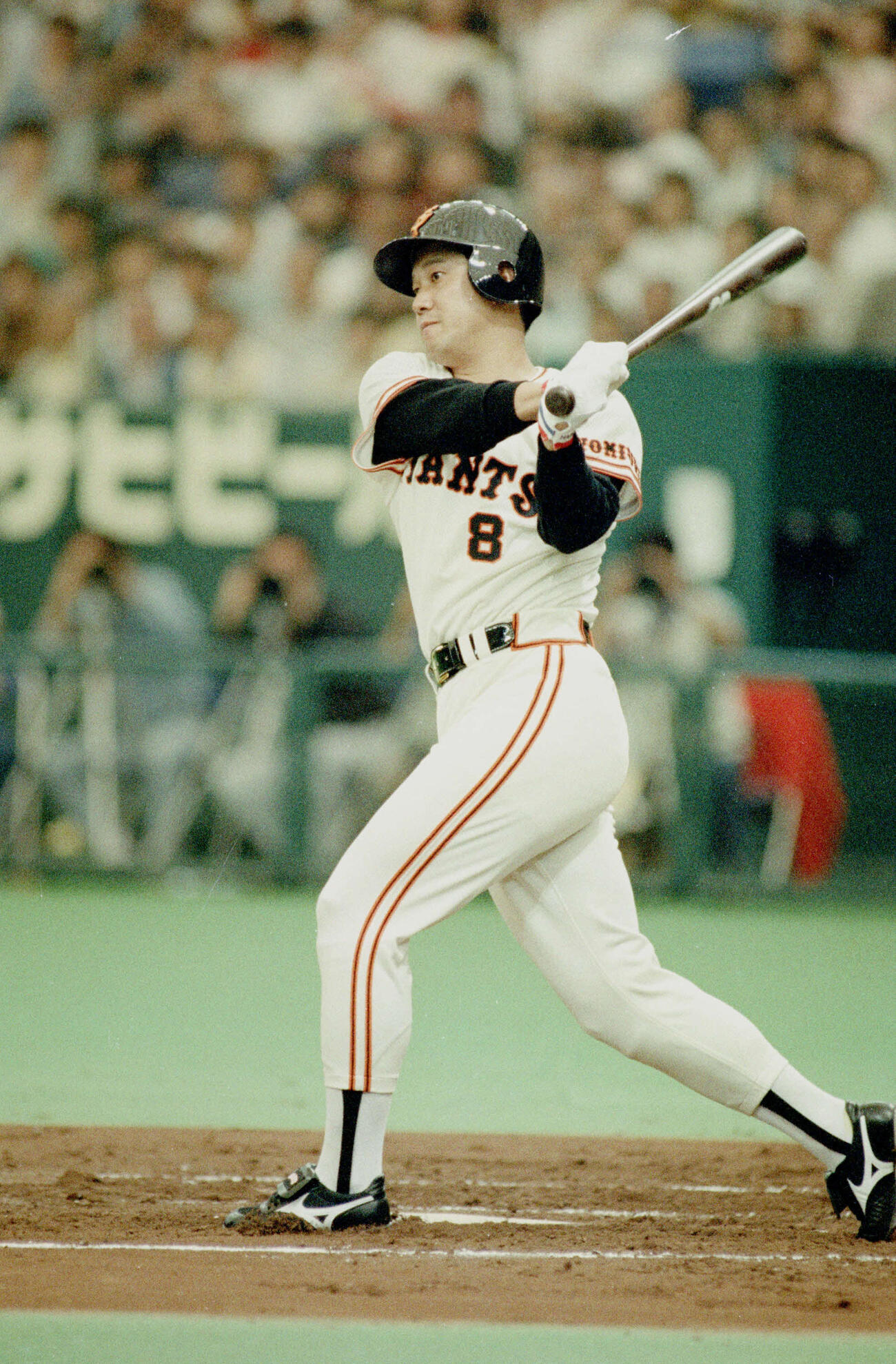 選手時代の巨人原辰徳氏（1990年撮影）