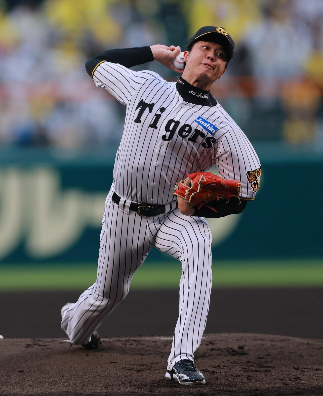 阪神対巨人　阪神先発の才木浩人（撮影・上山淳一）