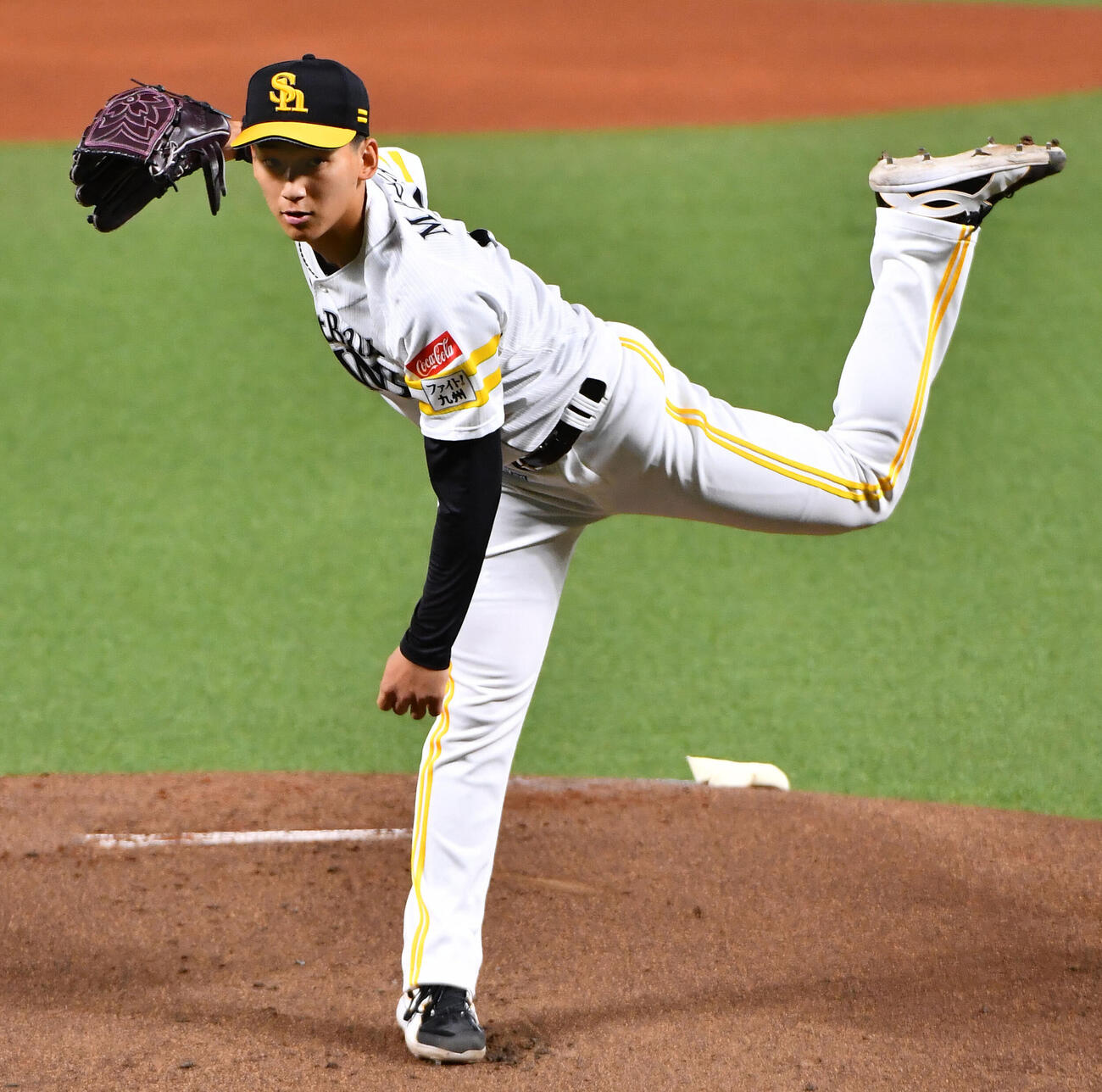 ソフトバンク対楽天　ソフトバンク先発の前田悠伍（撮影・岩下翔太）