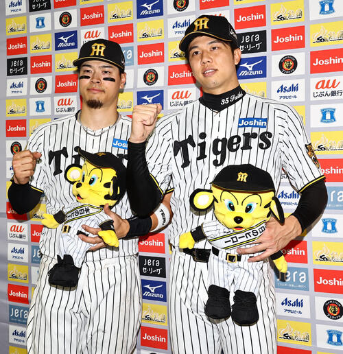 【阪神】「４割男」佐藤輝明は打率上昇　2打数１安打１四球　試合前.405→試合後.407