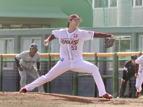【楽天】坂井陽翔、１軍初勝利へ「カウント取れる球を」フォーク磨き、同期大内誠弥と切磋琢磨