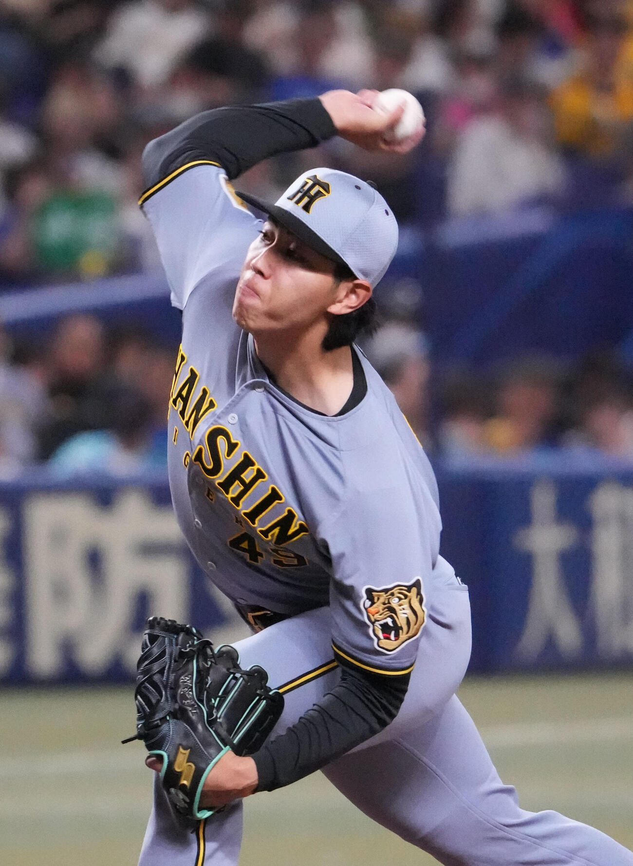 中日対阪神　6回裏、阪神2番手で登板する工藤泰成（撮影・森本幸一）