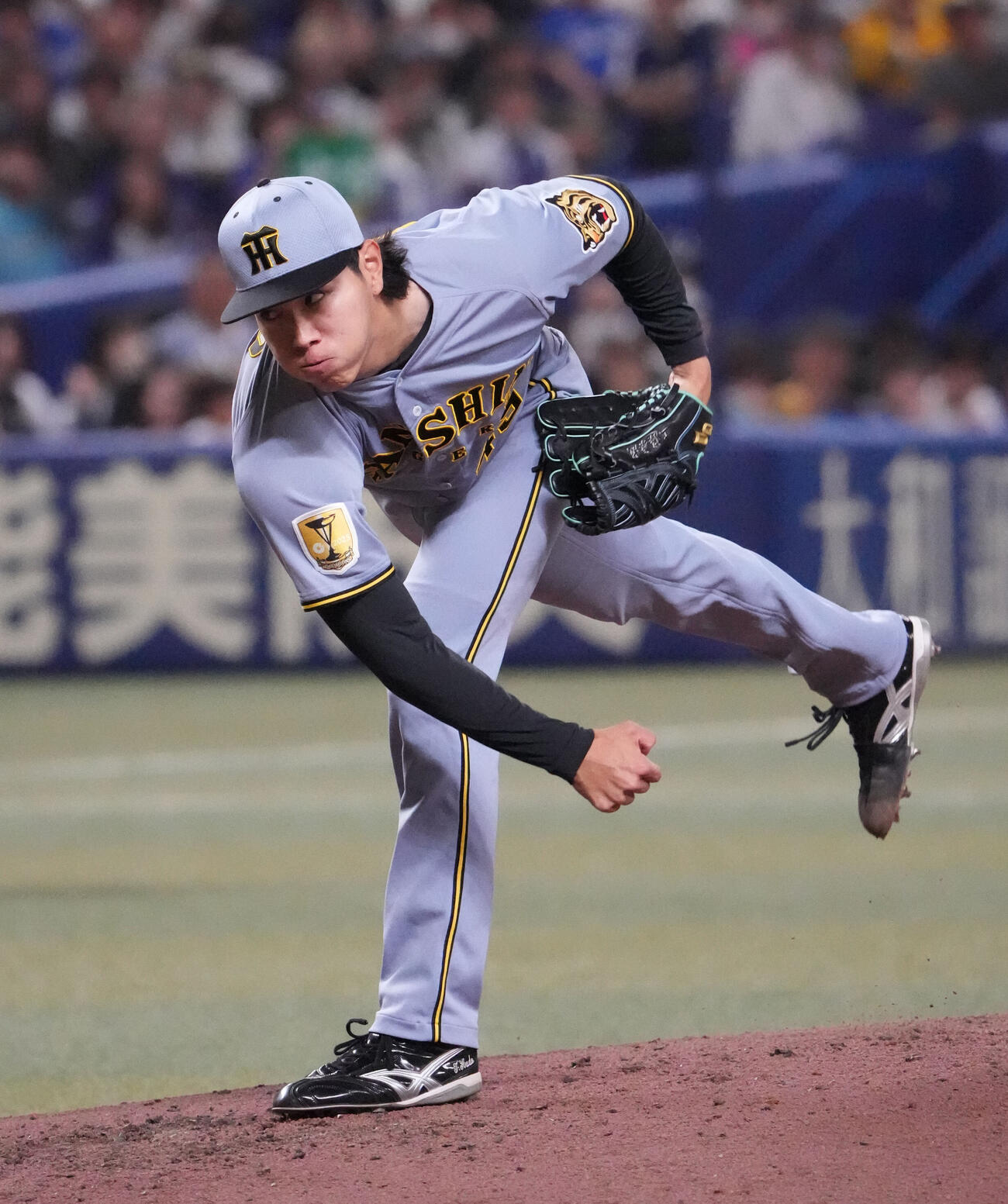 中日対阪神　6回裏、阪神2番手で登板する工藤泰成（撮影・森本幸一）