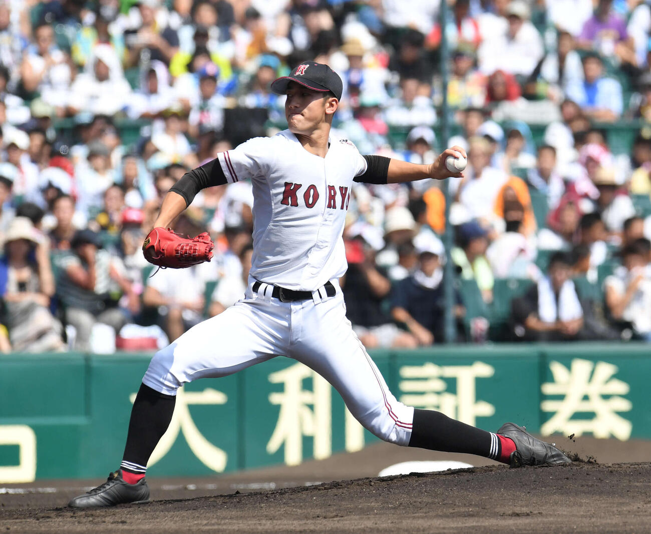 広陵時代の平元銀次郎（2017年8月撮影）