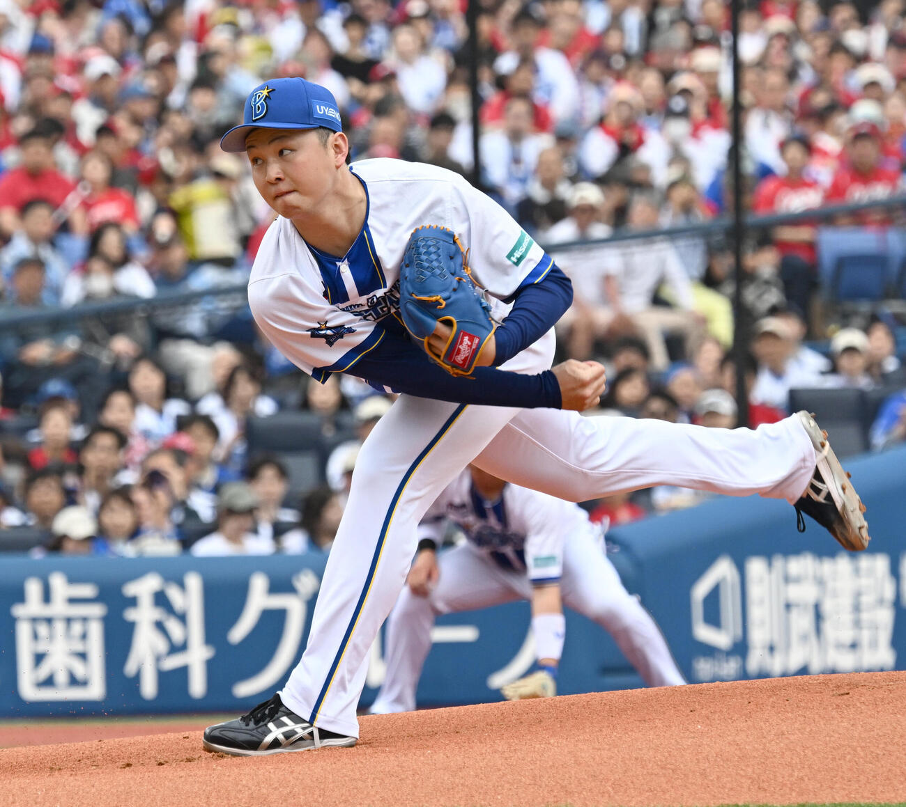 DeNA対広島　広島戦に先発したDeNA竹田祐（撮影・千葉一成）