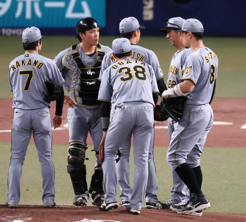 【阪神】伏見寅威「僕は本当に門別に期待している」高校後輩の門別啓人と初コンビも悔しい黒星