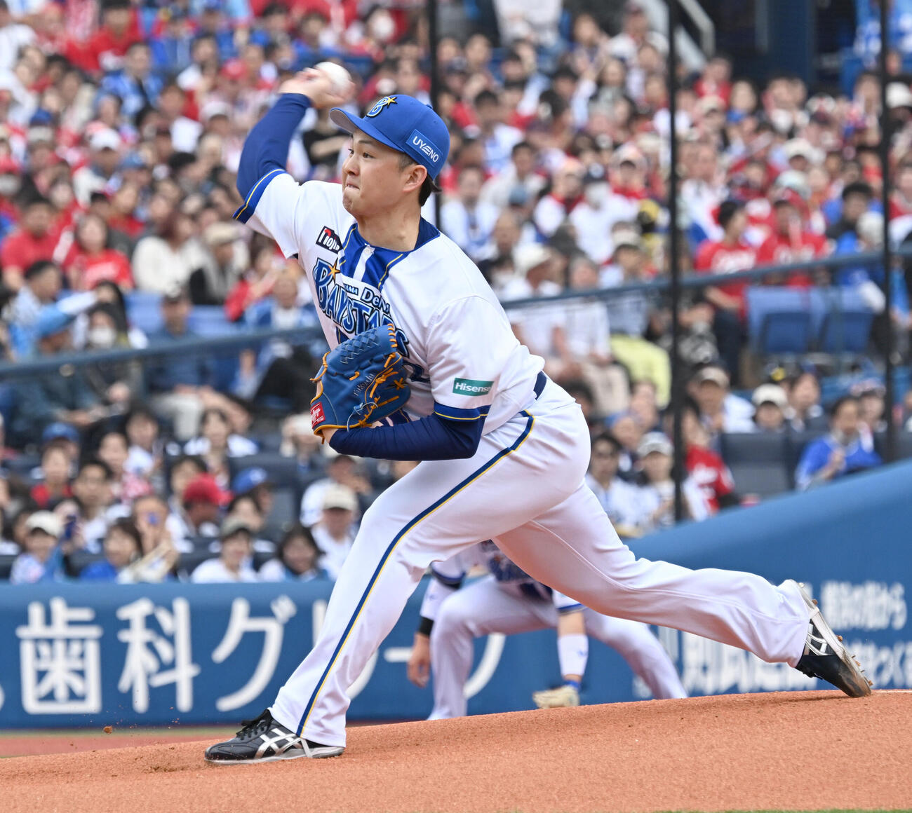 DeNA対広島　広島戦に先発したDeNA竹田祐（撮影・千葉一成）