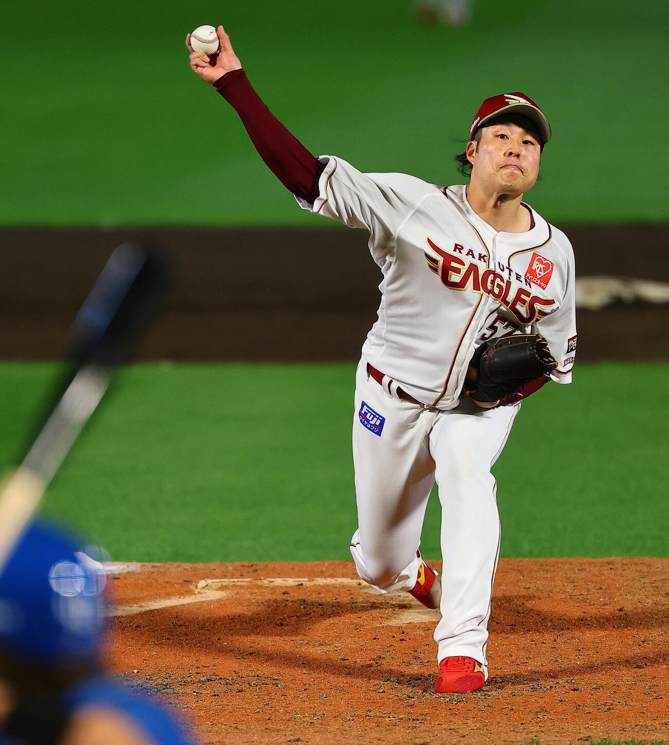 楽天対日本ハム　楽天先発の滝中瞭太（撮影・野上伸悟）