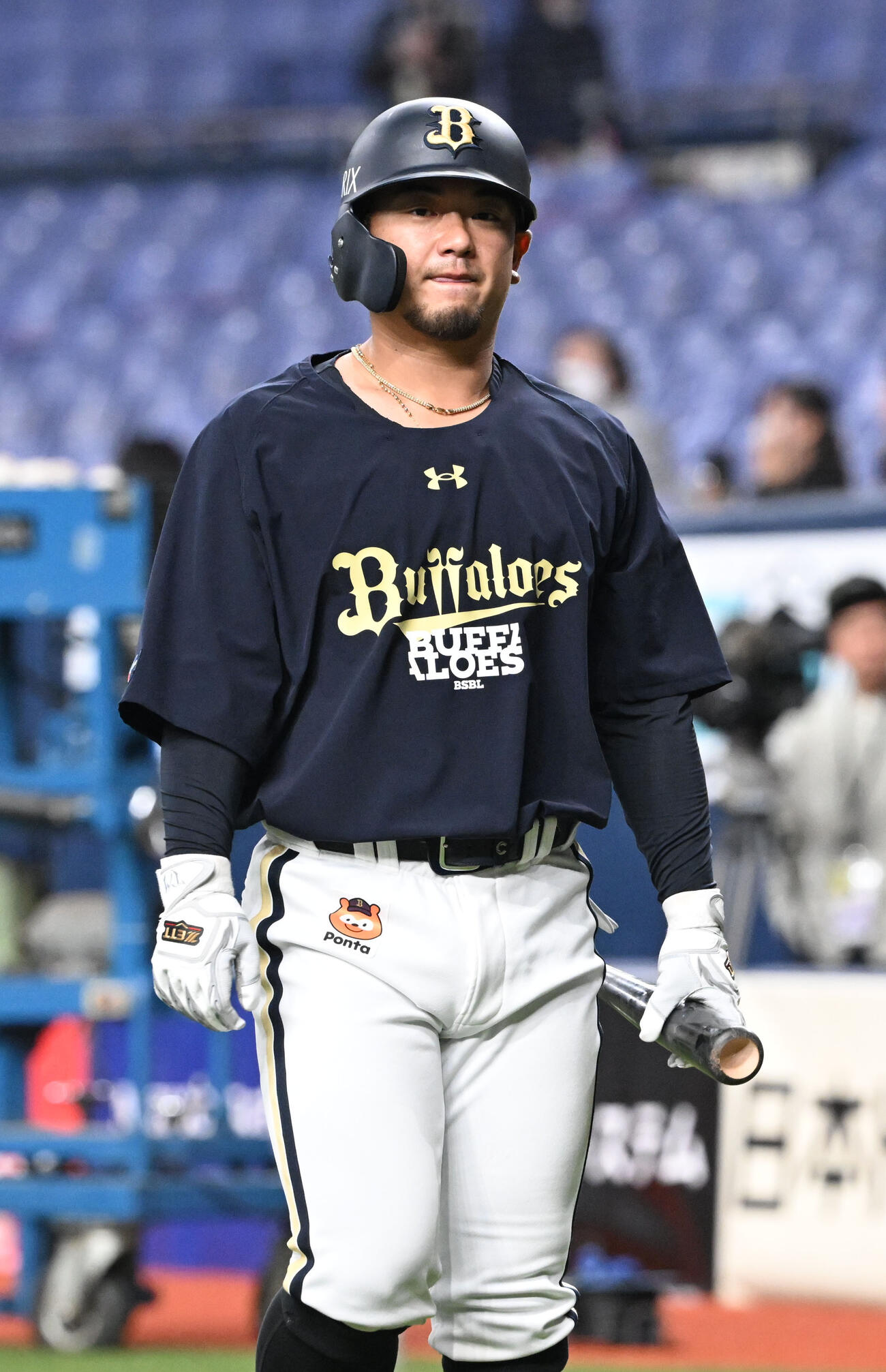 オリックス対ロッテ　オリックス森友哉（撮影・和賀正仁）＝2026年4月9日、京セラ