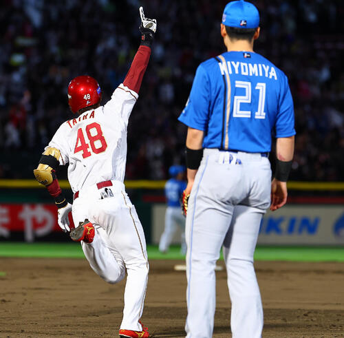 【楽天】一発攻勢で逆転勝ち２連勝　平良竜哉がホーム初本塁打、辰己涼介が逆転弾