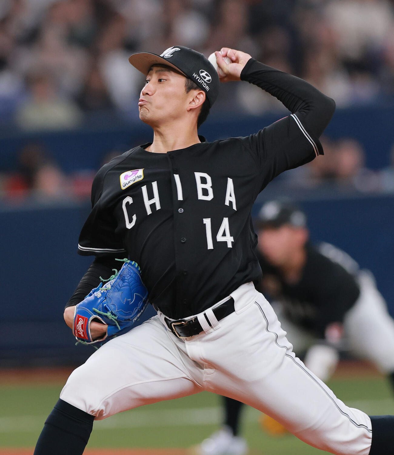 オリックス対ロッテ　ロッテ先発の小島和哉（撮影・上山淳一）