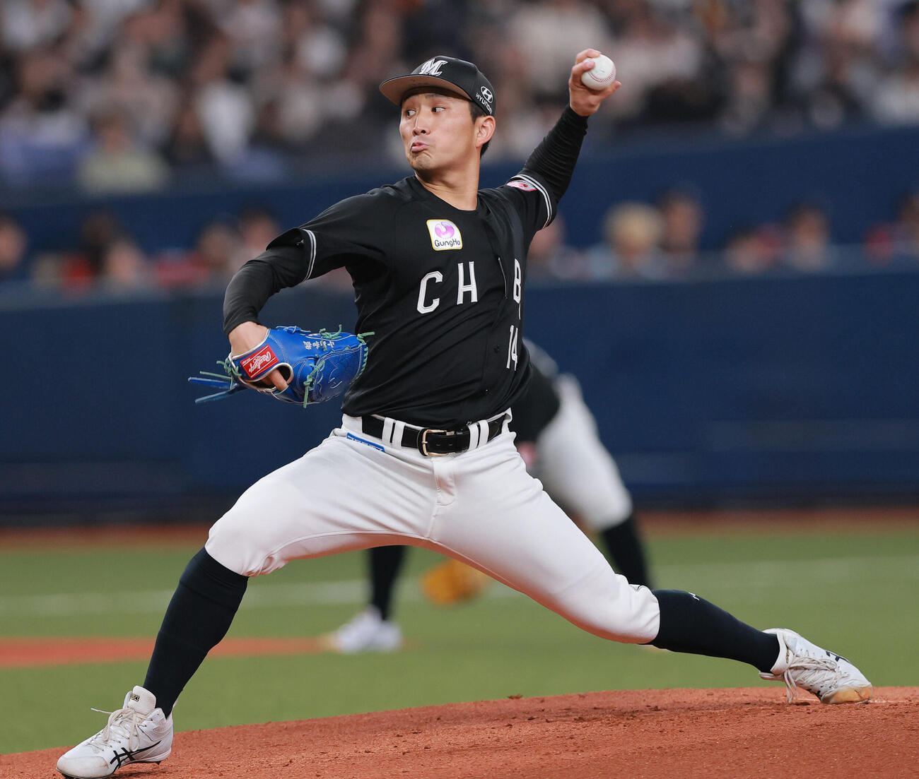 オリックス対ロッテ　ロッテ先発の小島和哉（撮影・上山淳一）