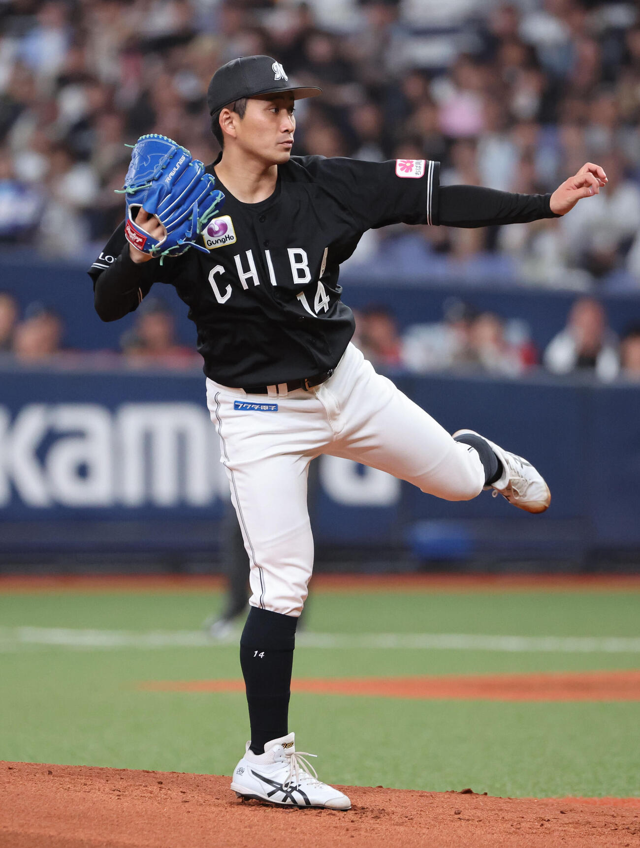 オリックス対ロッテ　ロッテ先発の小島和哉撮影・西尾就之）
