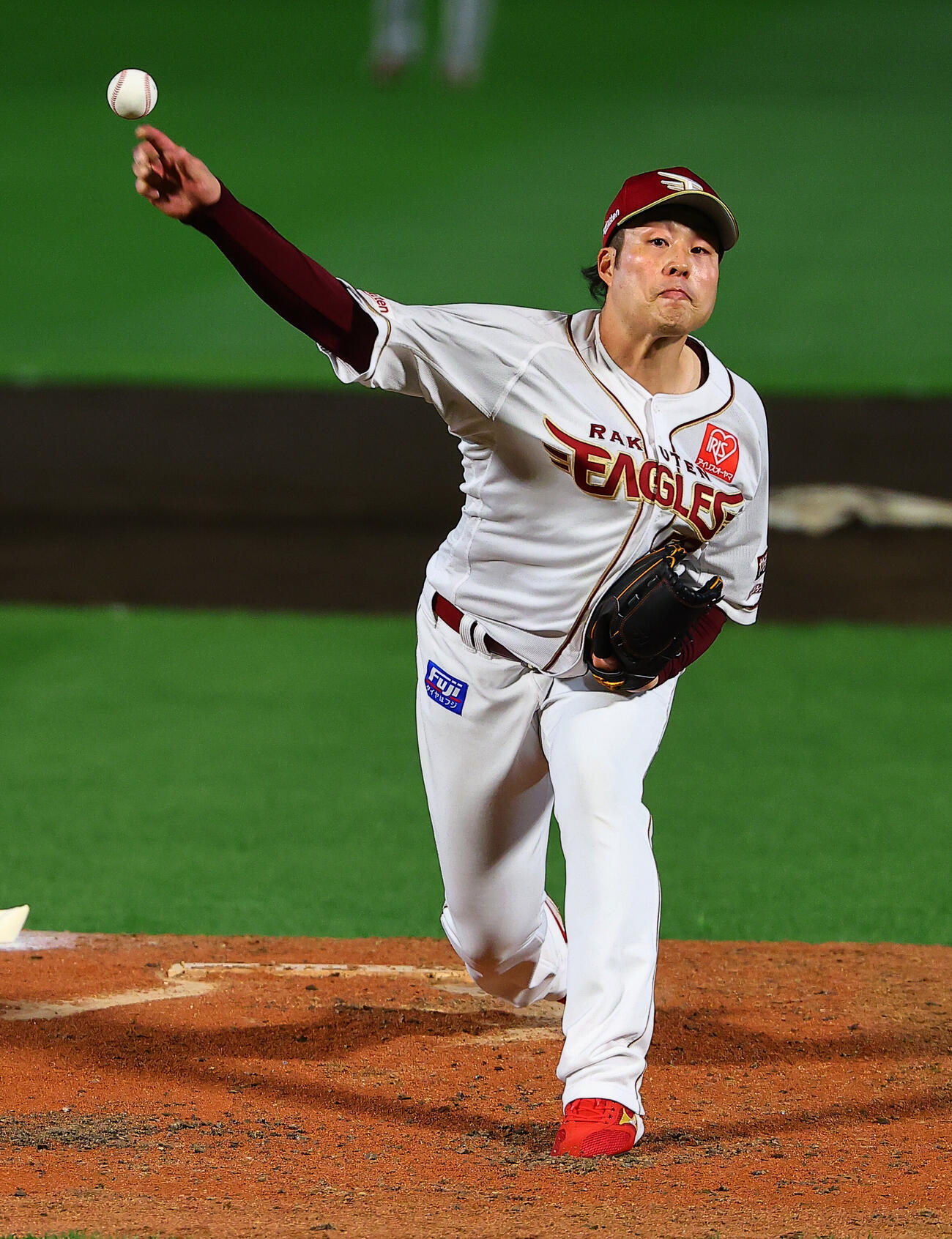 楽天対日本ハム　楽天先発の滝中瞭太（撮影・野上伸悟）
