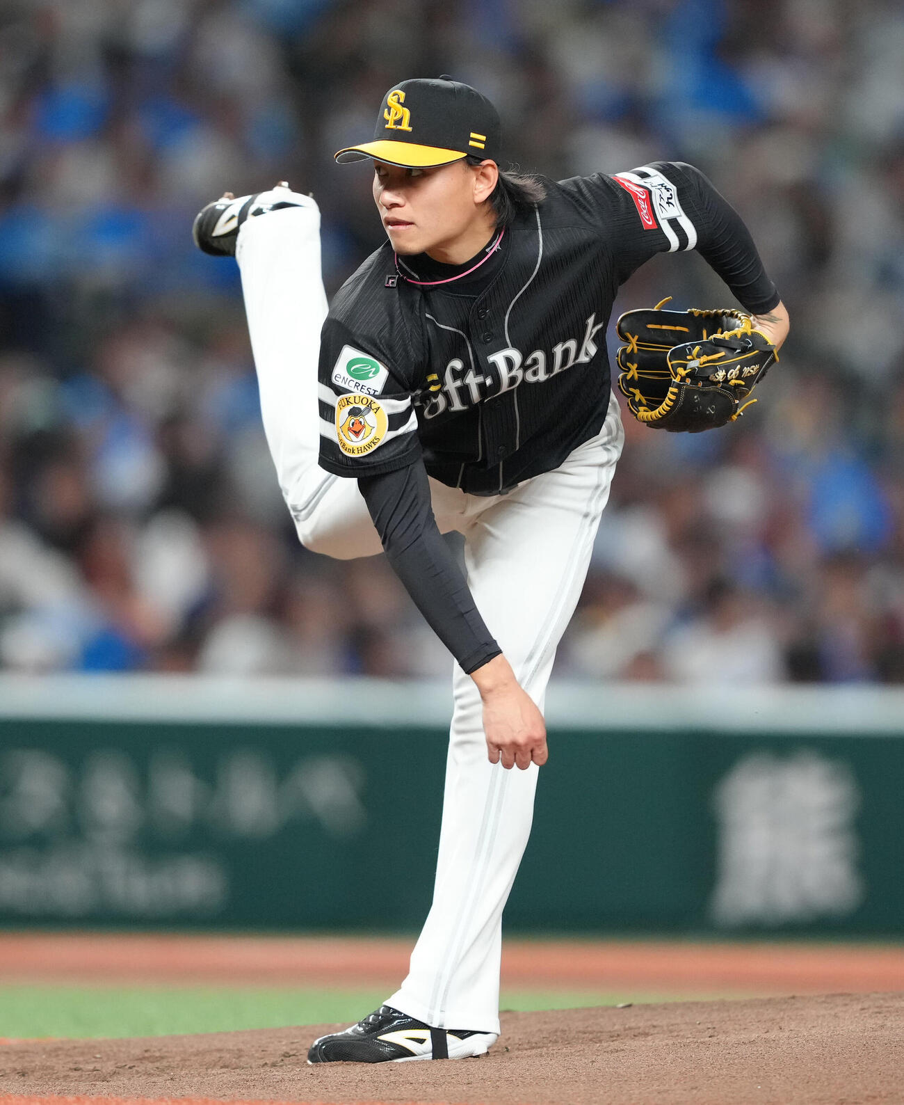 西武対ソフトバンク　ソフトバンク先発の徐若熙（撮影・足立雅史）