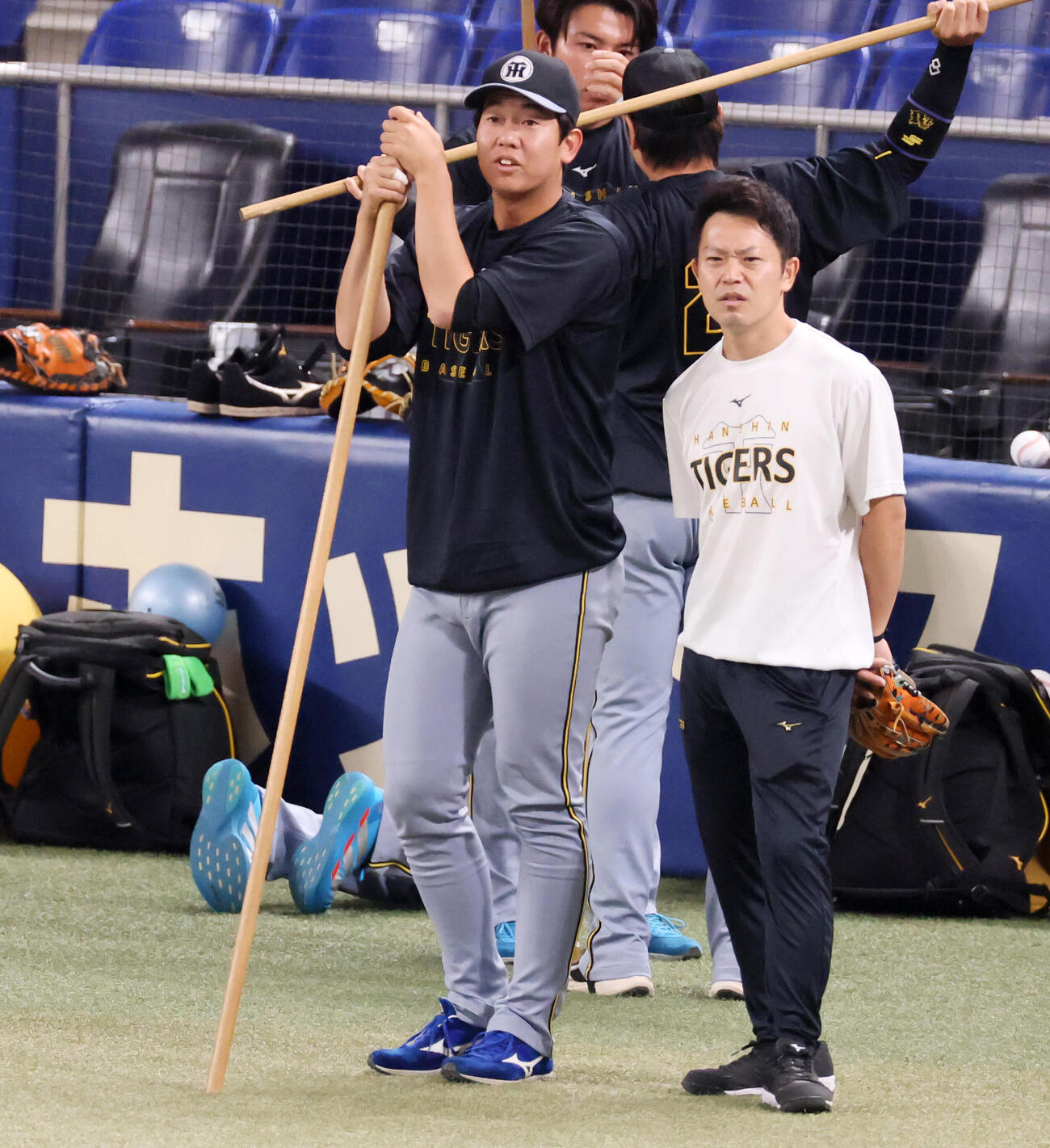 中日対阪神　1軍に合流した阪神畠世周（撮影・加藤哉）