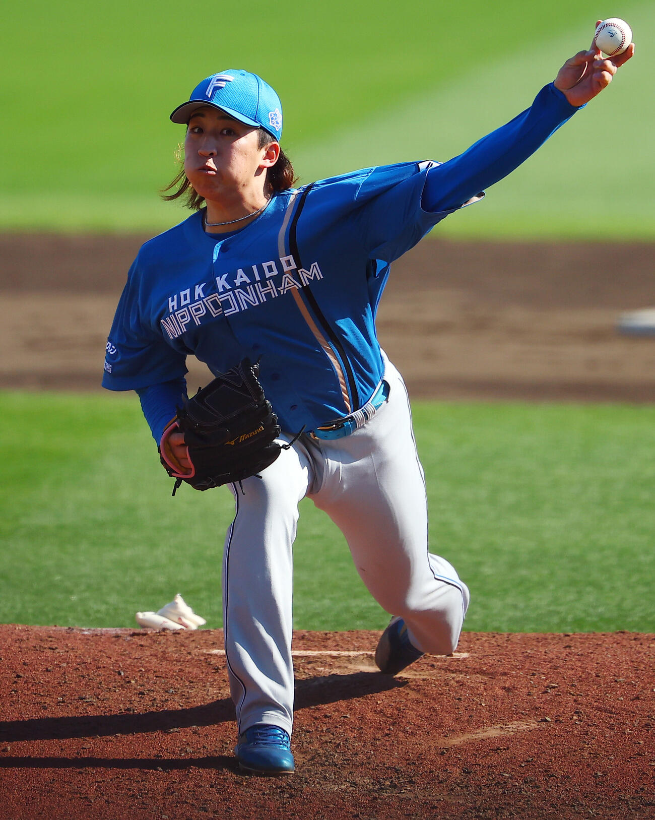楽天対日本ハム　日本ハム先発の細野晴希（撮影・野上伸悟）