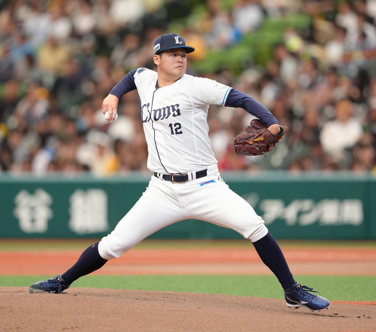 西武対ソフトバンク　西武先発の渡辺勇太朗（撮影・足立雅史）