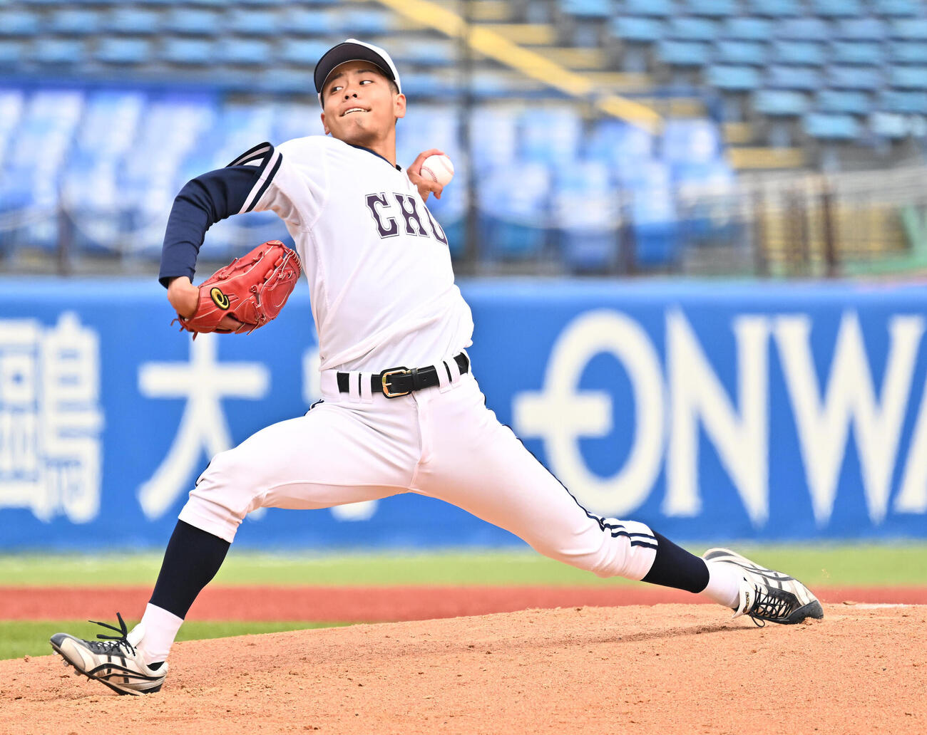 立正大対中大　中大2番手の西村一毅（撮影・滝沢徹郎）