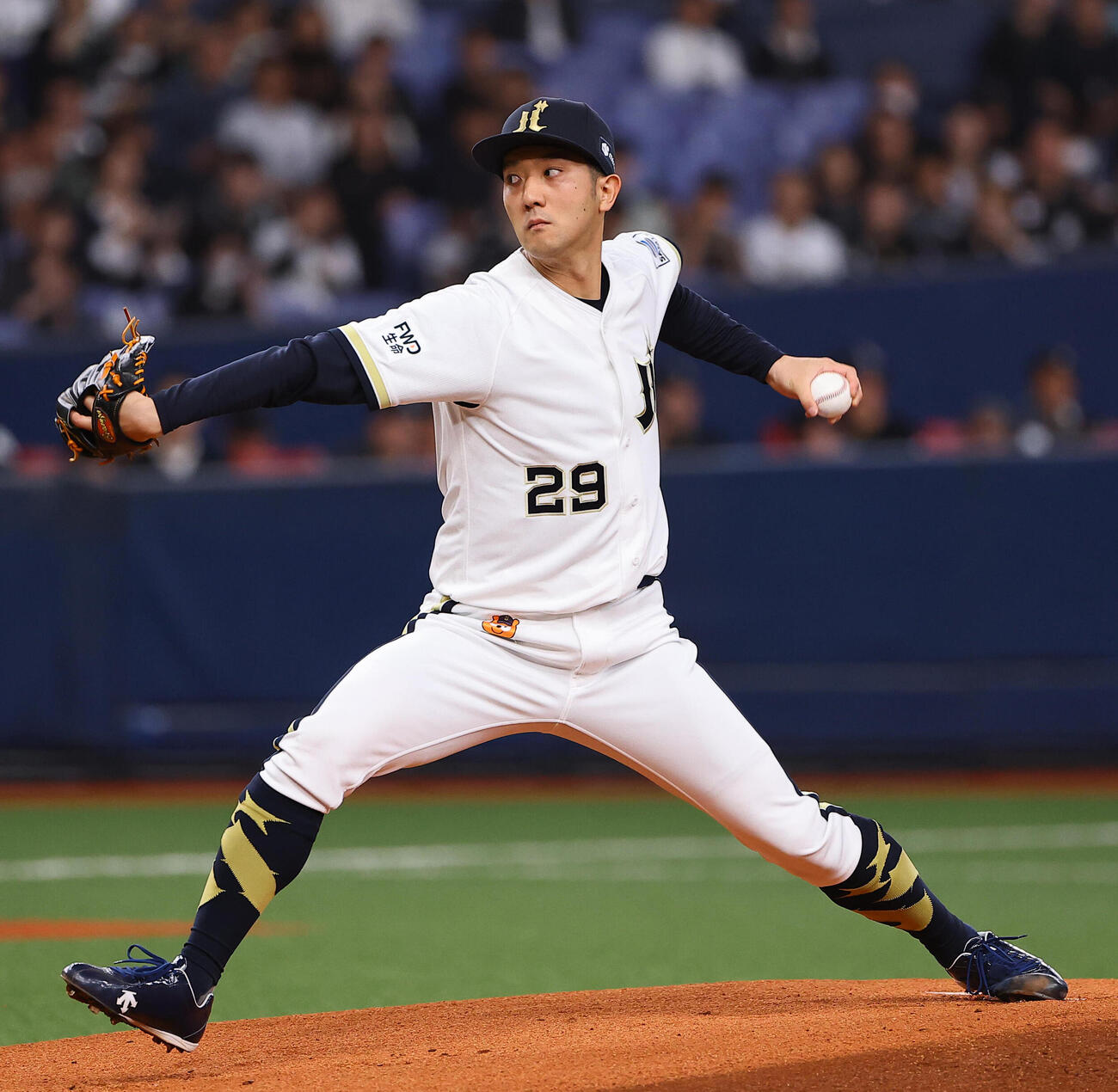 オリックス先発の田嶋大樹（撮影・上田博志）
