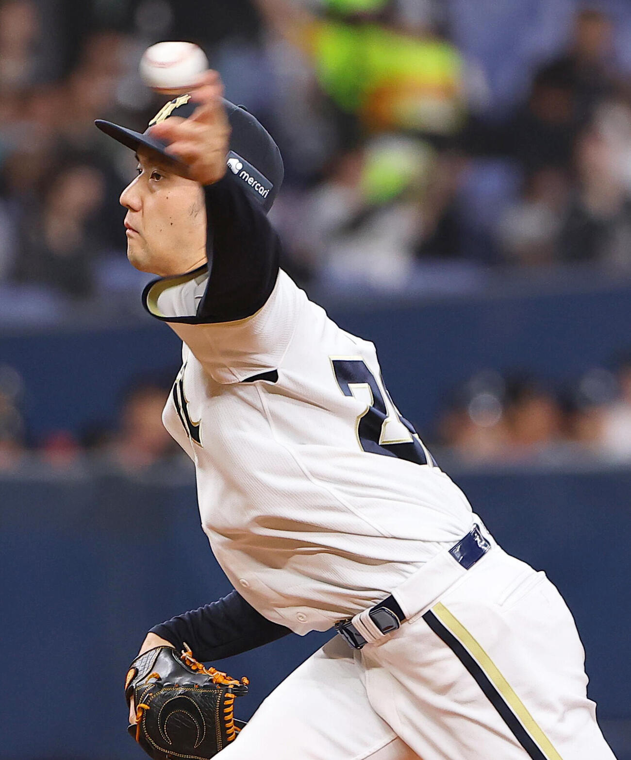 オリックス先発の田嶋大樹（撮影・上田博志）