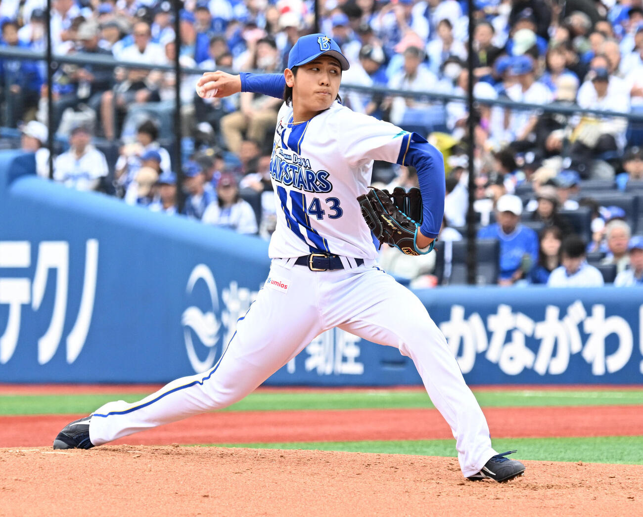 DeNA対広島　広島戦に先発したDeNA深沢鳳介（撮影・千葉一成）