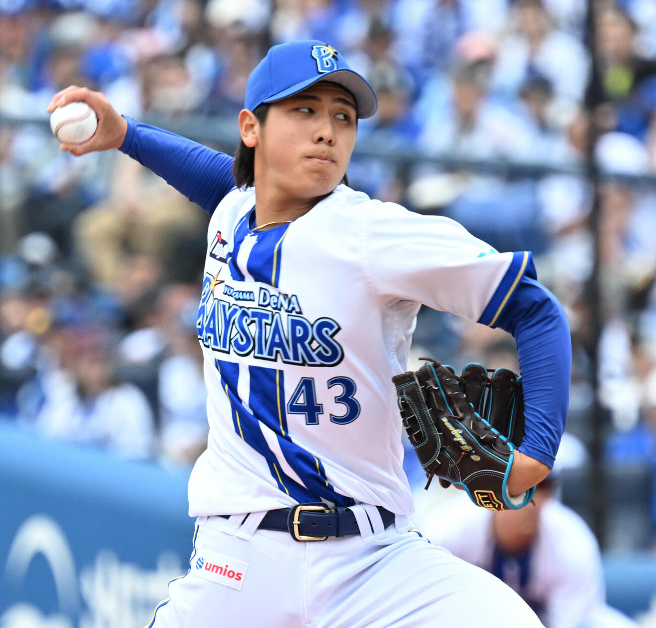 DeNA対広島　広島戦に先発したDeNA深沢鳳介（撮影・千葉一成）