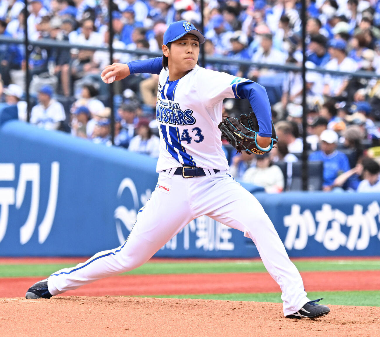 DeNA対広島　広島戦に先発したDeNA深沢鳳介（撮影・千葉一成）