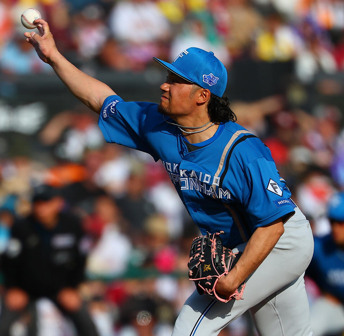 楽天対日本ハム　力投する日本ハム伊藤大海（撮影・野上伸悟）