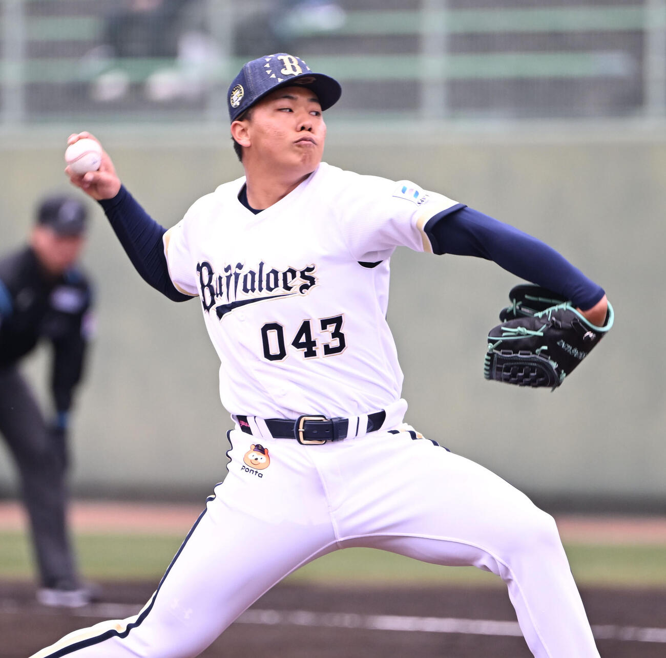 オリックス宮国凌空（2026年2月撮影）