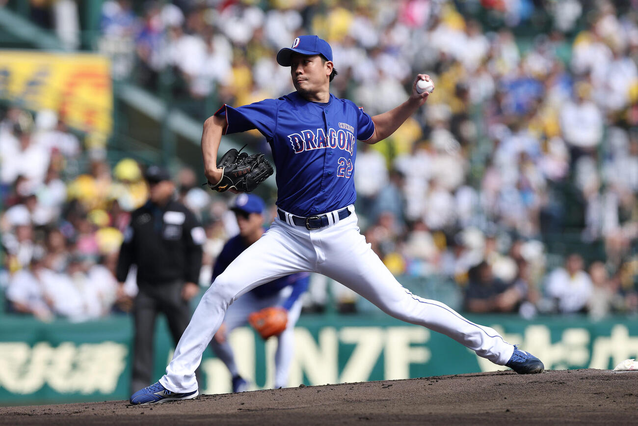 中日先発の大野雄大（2026年4月撮影）
