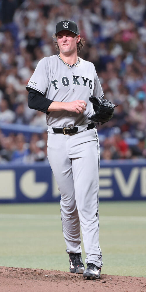【巨人】痛っ！先発ウィットリーにライナー直撃　その後は続投も失点で降板