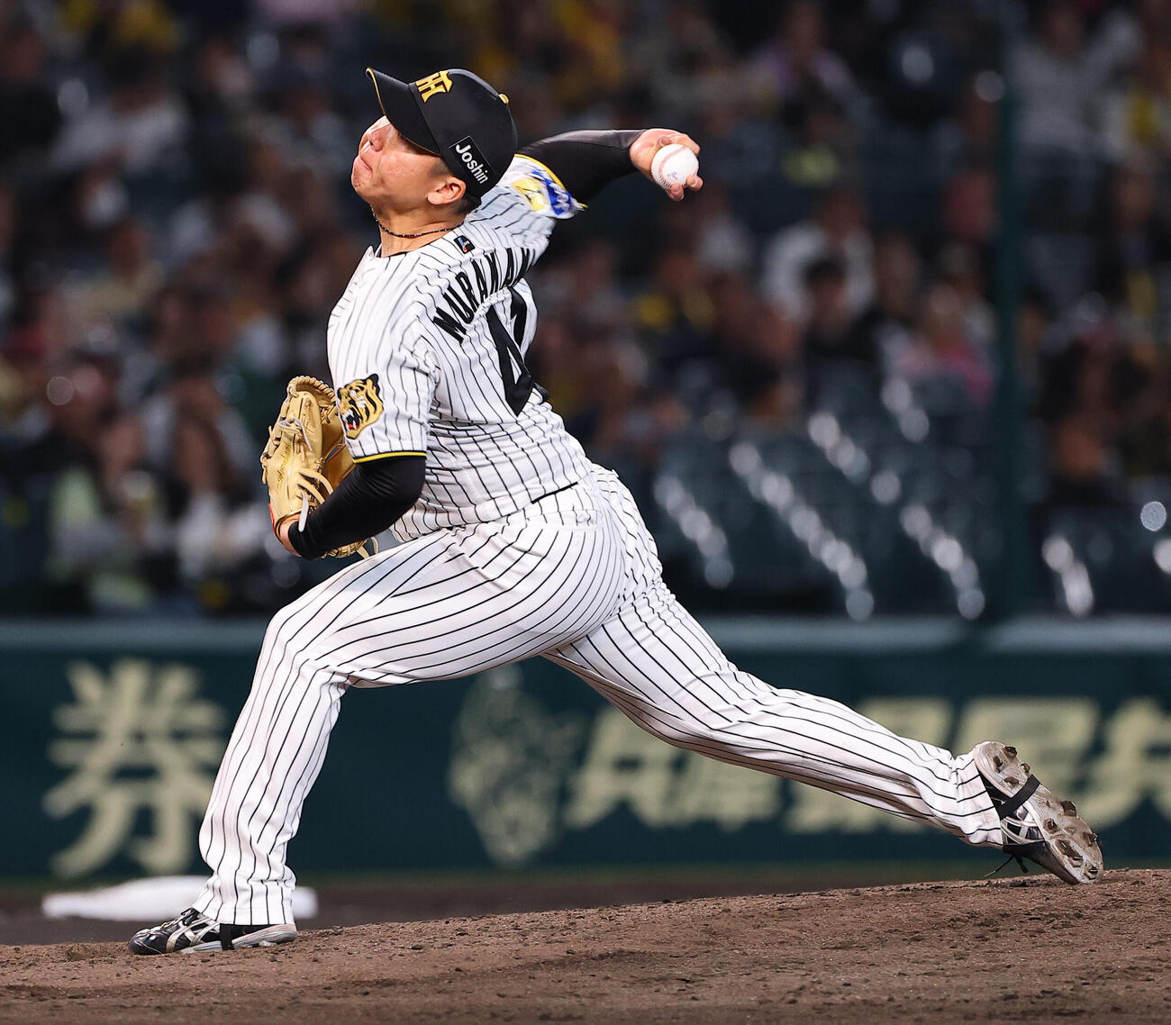 阪神対DeNA　阪神先発の村上頌樹（撮影・上田博志）