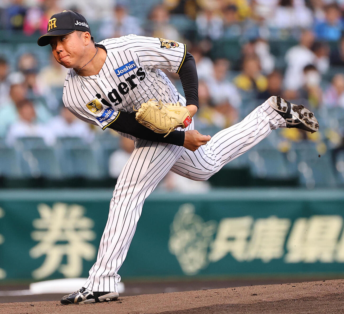 阪神対DeNA　阪神先発の村上頌樹（撮影・上田博志）