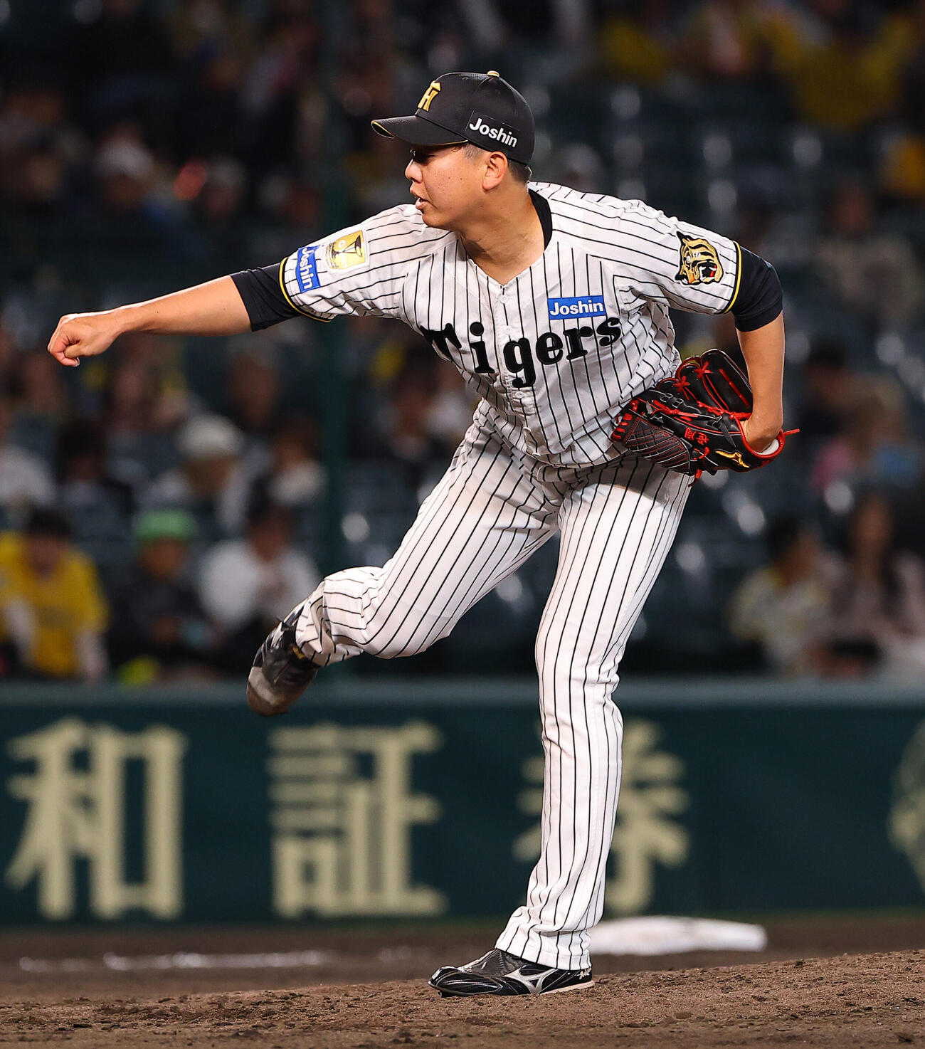 阪神対DeNA　阪神4番手の畠世周（撮影・上田博志）