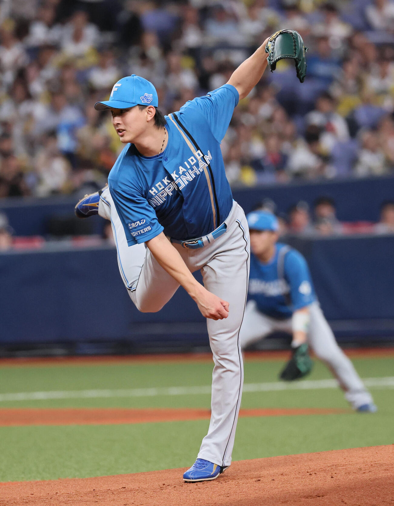 オリックス対日本ハム　日本ハム先発の達孝太　（撮影・宮崎幸一）