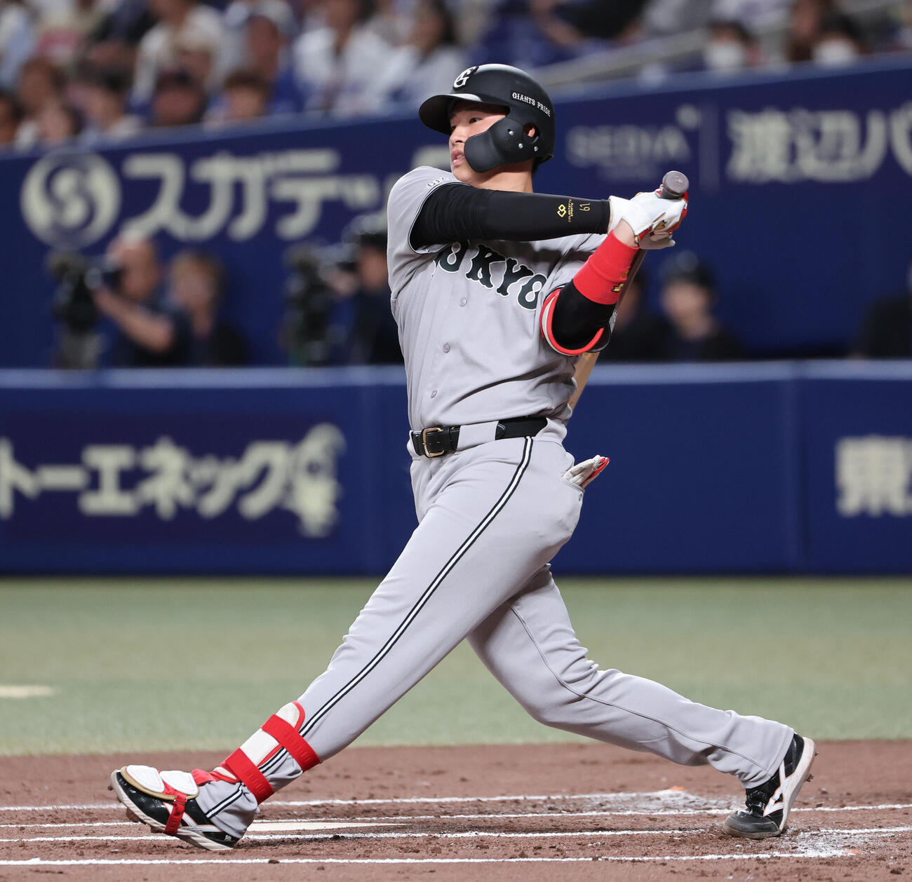 中日対巨人　2回表巨人2死、6番増田陸は三振。これで6連続（撮影・西尾就之）
