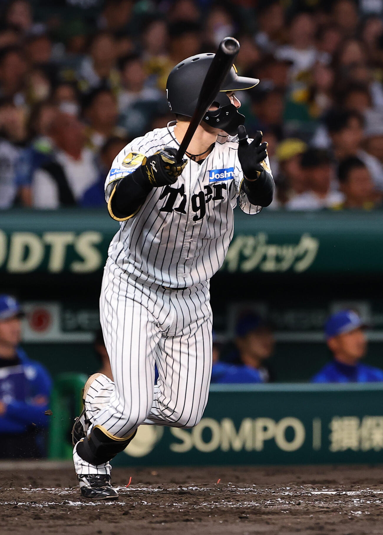 阪神対DeNA 3回裏阪神2死、中野拓夢は安打を放つ（撮影・上田博志）
