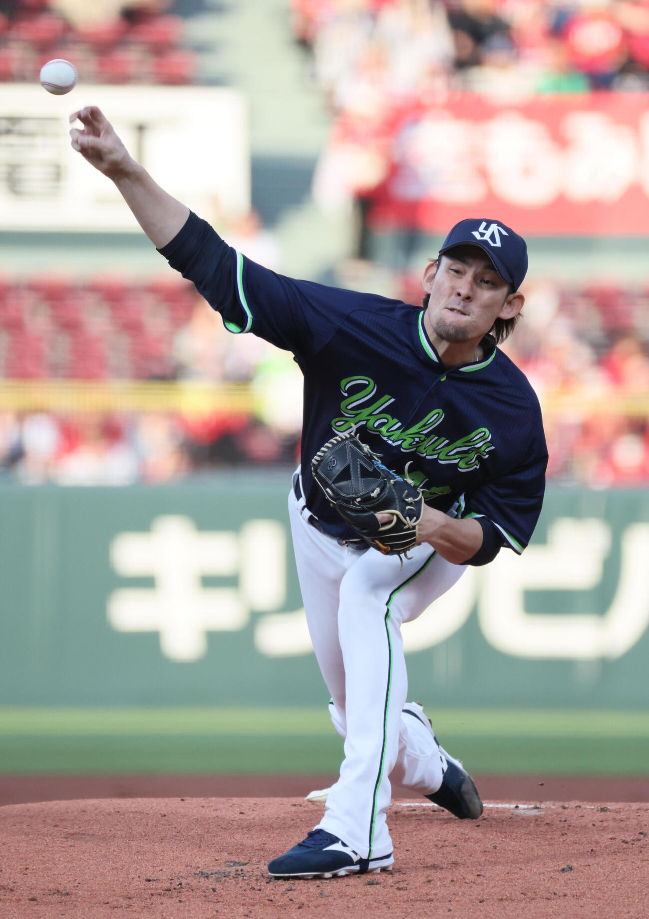広島対ヤクルト　ヤクルト先発の高梨裕稔（撮影・加藤孝規）