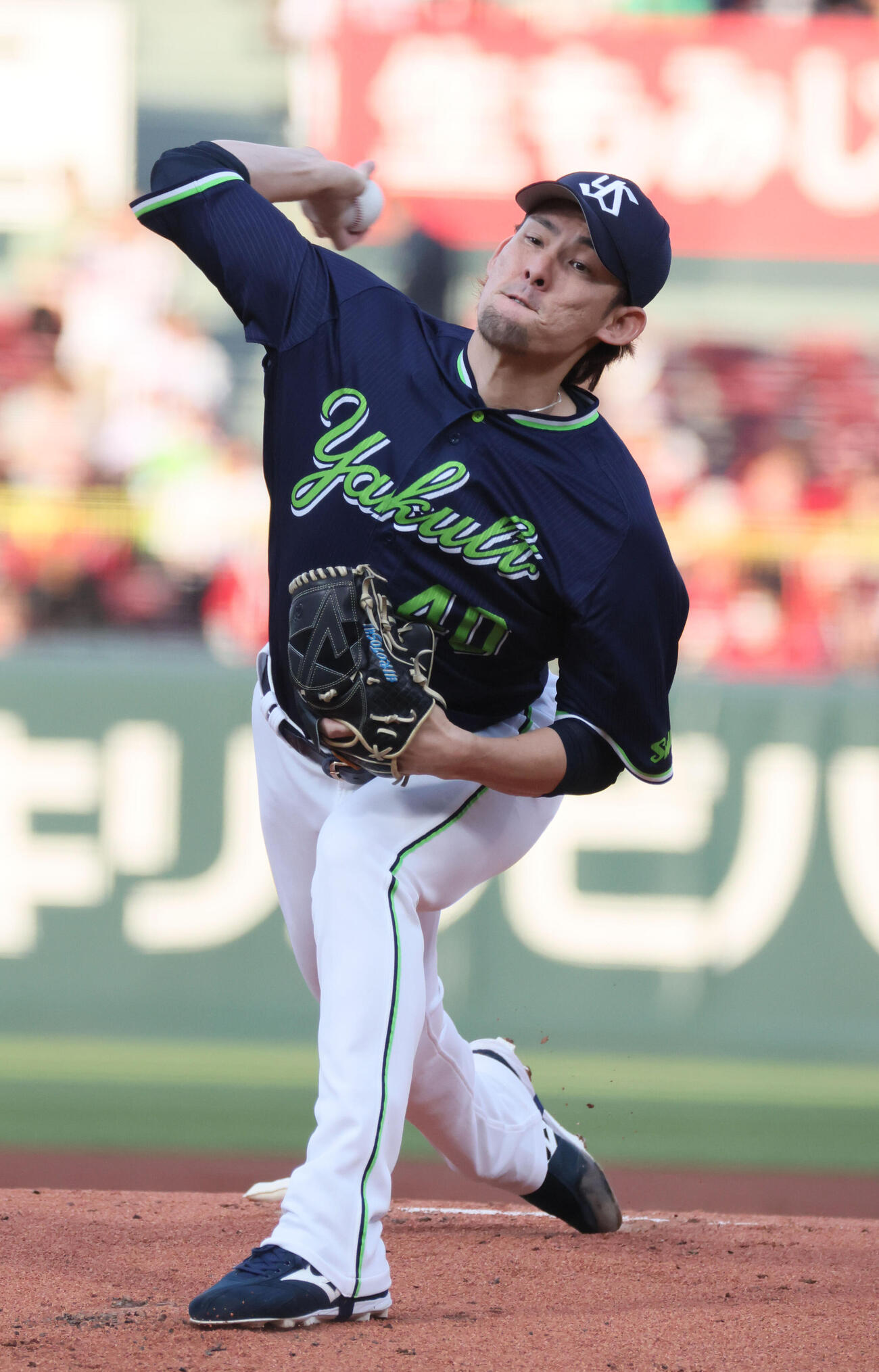 広島対ヤクルト　ヤクルト先発の高梨裕稔（撮影・加藤孝規）