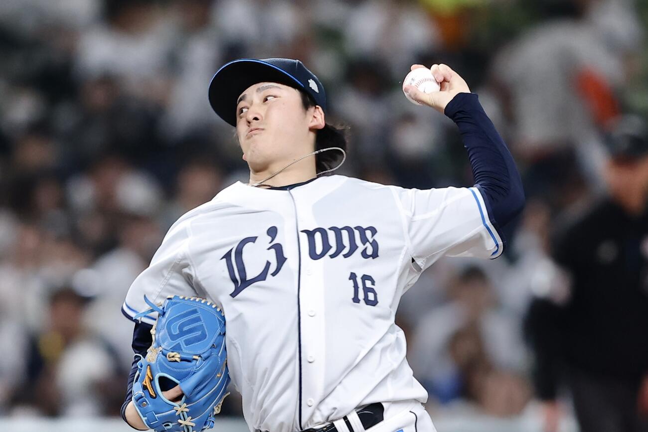西武対楽天　西武先発の隅田知一郎（撮影・河田真司）