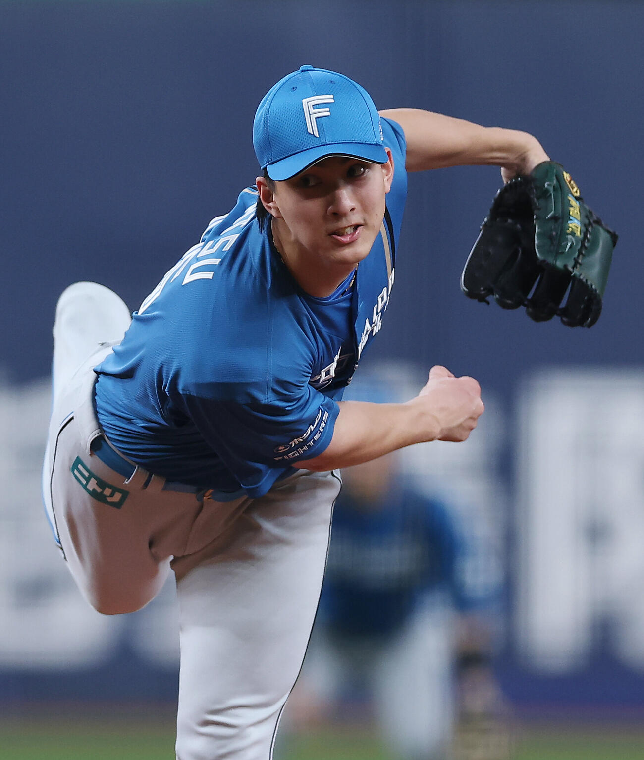 オリックス対日本ハム　力投する日本ハム先発の達孝太（撮影・前田充）