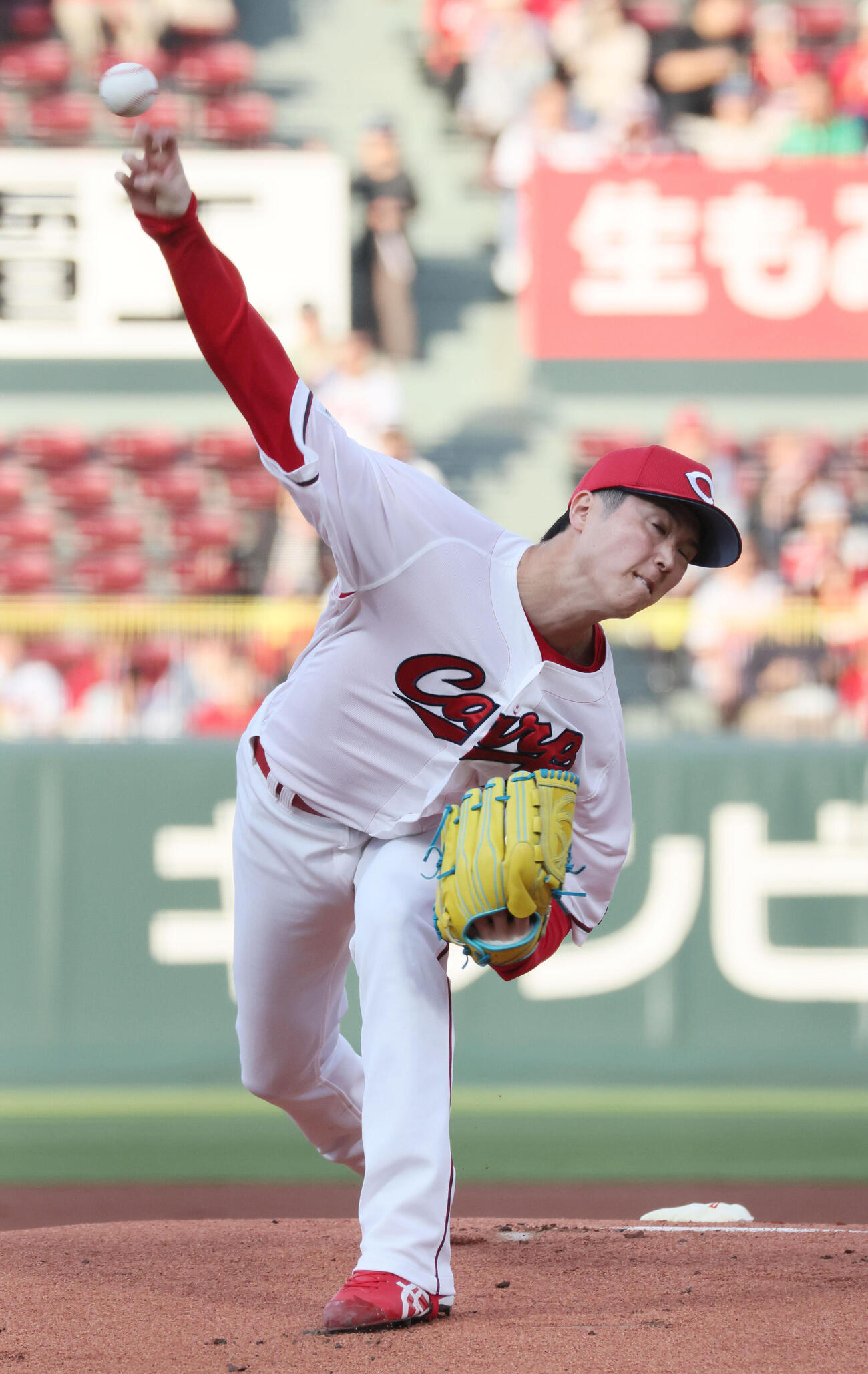 広島対ヤクルト　広島先発の森下暢仁（撮影・加藤孝規）