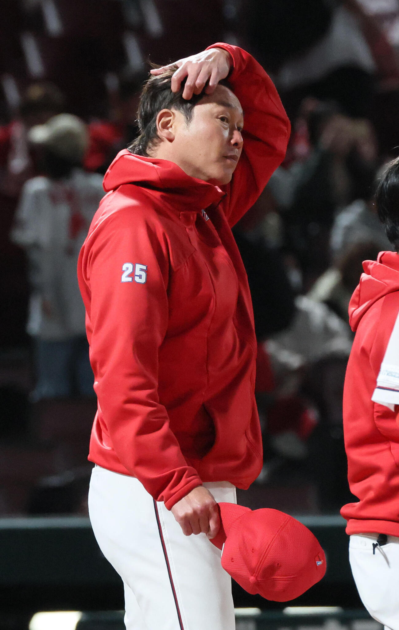 広島対ヤクルト　敗れた新井貴浩監督（撮影・加藤孝規）