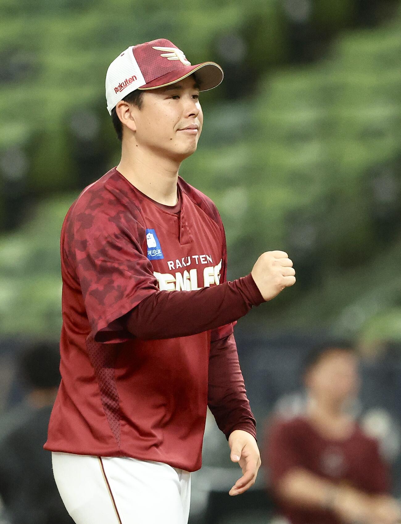 西武対楽天　試合前、練習に臨む楽天藤井聖（撮影・河田真司）