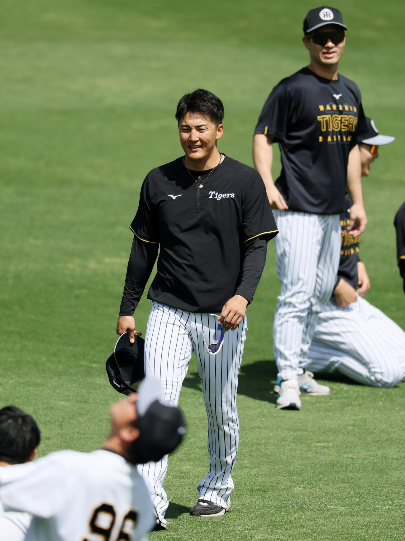 阪神対DeNA 1軍練習に合流した阪神元山飛優（撮影・加藤哉）