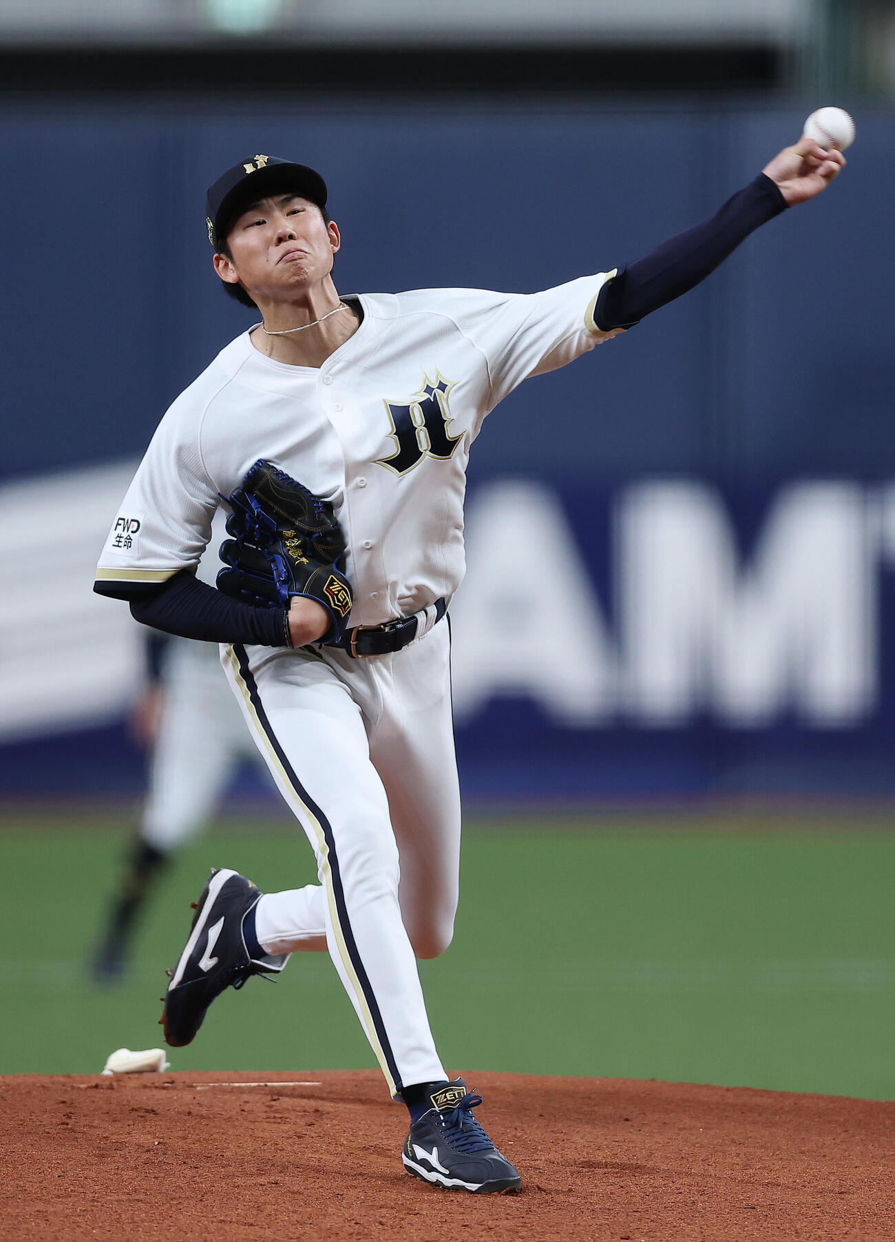 オリックス対日本ハム　力投するオリックス先発の曽谷龍平（撮影・前田充）