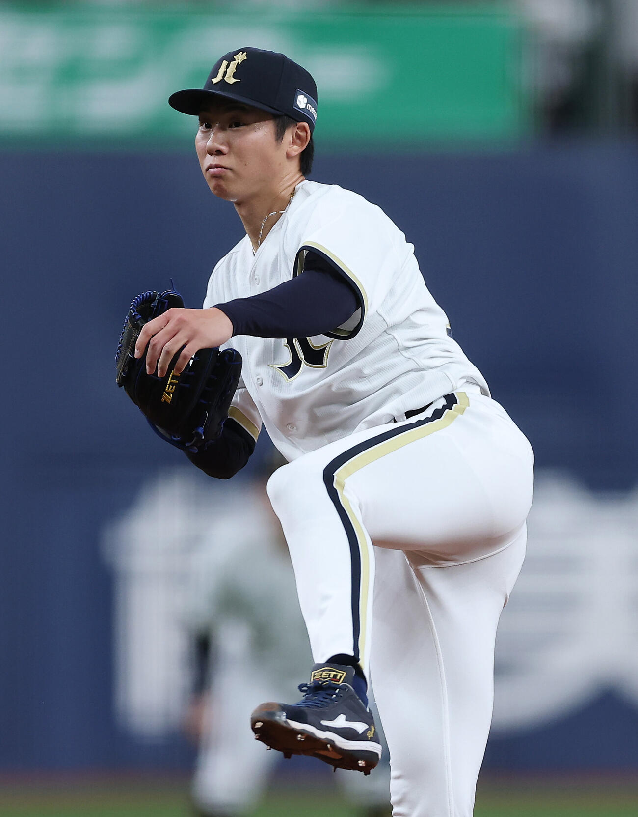 オリックス対日本ハム　力投するオリックス先発の曽谷龍平（撮影・前田充）